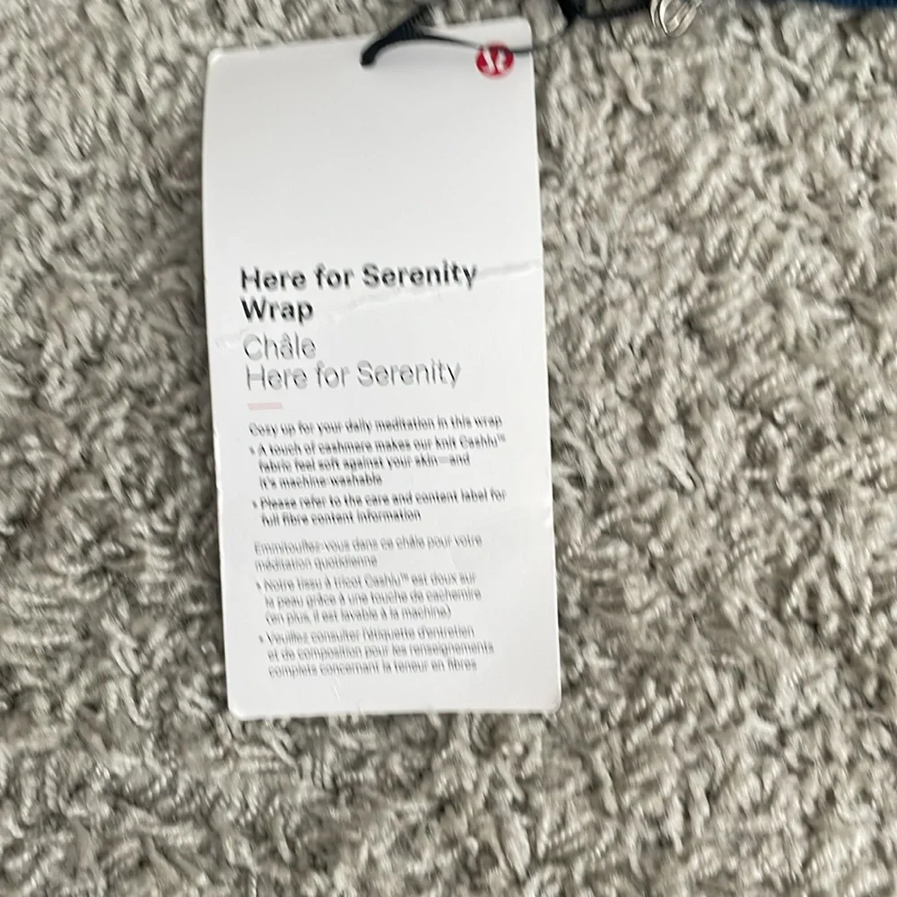 Lululemon  Here for Serenity Wrap - Picture 2 of 6